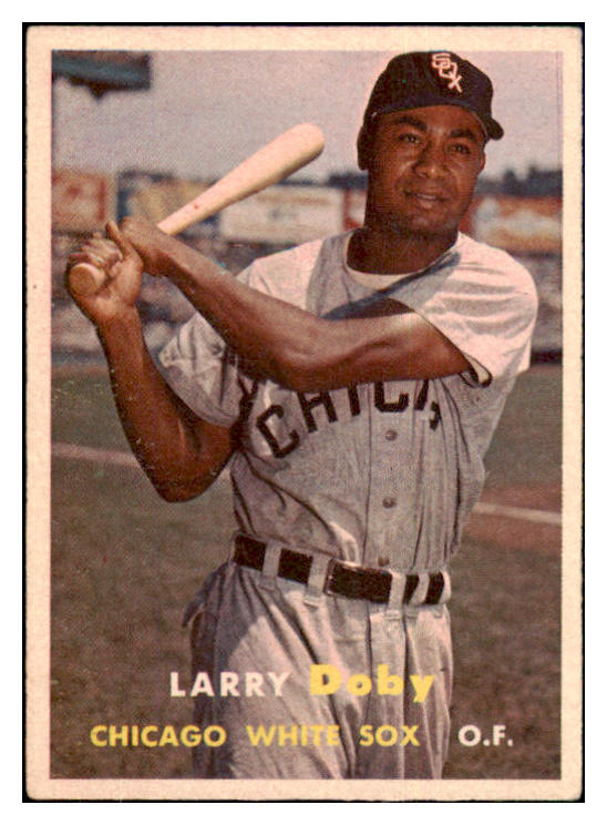 1957 Topps Baseball #085 Larry Doby White Sox VG-EX 512761