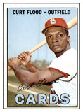 1967 Topps Baseball #245 Curt Flood Cardinals EX 512773