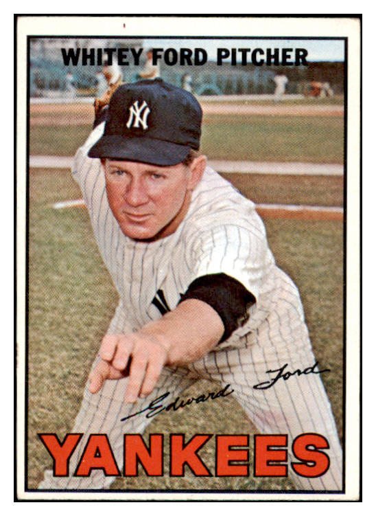 1967 Topps Baseball #005 Whitey Ford Yankees EX 512774