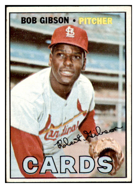 1967 Topps Baseball #210 Bob Gibson Cardinals EX-MT 512777