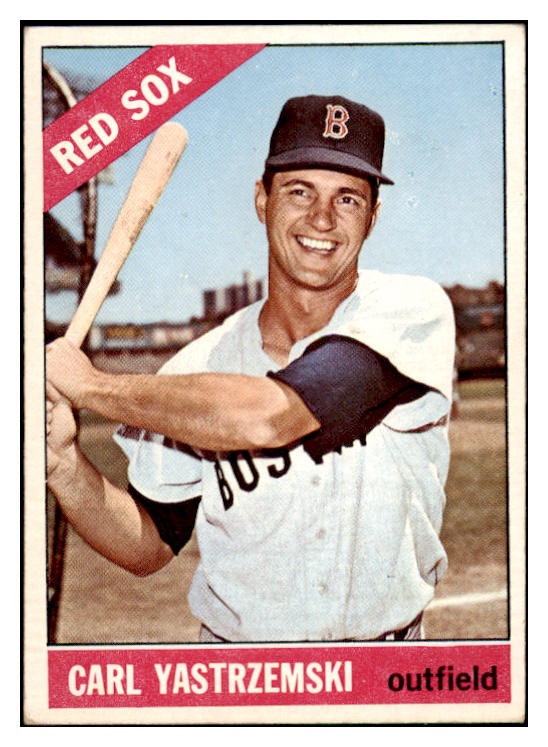 1966 Topps Baseball #070 Carl Yastrzemski Red Sox EX 512787