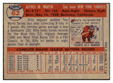 1957 Topps Baseball #062 Billy Martin Yankees Poor 512791