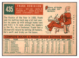 1959 Topps Baseball #435 Frank Robinson Reds VG-EX 512800