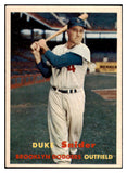 1957 Topps Baseball #170 Duke Snider Dodgers EX-MT 512826