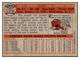 1957 Topps Baseball #296 Johnny Klippstein Reds VG-EX 512830