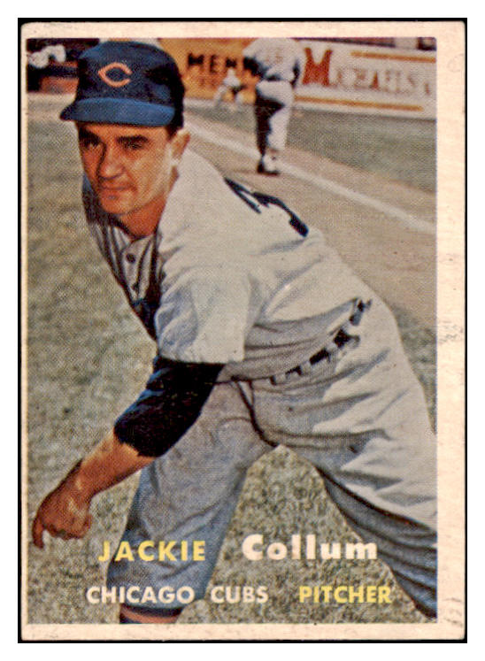 1957 Topps Baseball #268 Jackie Collum Cubs VG-EX 512837