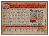 1957 Topps Baseball #304 Joe Cunningham Cardinals VG-EX 512840