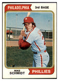 1974 Topps Baseball #283 Mike Schmidt Phillies EX+/EX-MT 512842