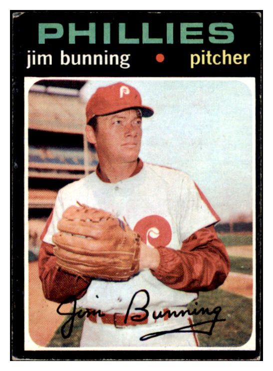 1971 Topps Baseball #574 Jim Bunning Phillies VG-EX 512843