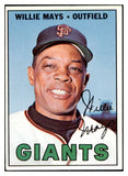 1967 Topps Baseball #200 Willie Mays Giants EX+/EX-MT 512854