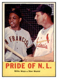 1963 Topps Baseball #138 Willie Mays Stan Musial EX+/EX-MT 512855