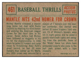 1959 Topps Baseball #461 Mickey Mantle IA Yankees EX-MT 512862