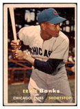 1957 Topps Baseball #055 Ernie Banks Cubs VG-EX 512866