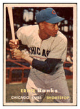 1957 Topps Baseball #055 Ernie Banks Cubs VG-EX 512868