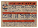 1957 Topps Baseball #097 New York Yankees Team EX-MT 512872