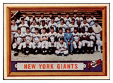 1957 Topps Baseball #317 New York Giants Team EX-MT 512873