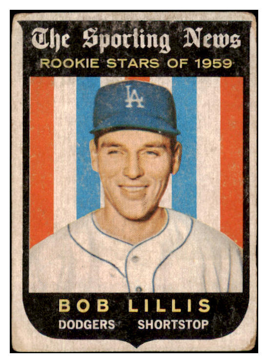 1959 Topps Venezuelan #133 Bob Lillis Dodgers Good 512888