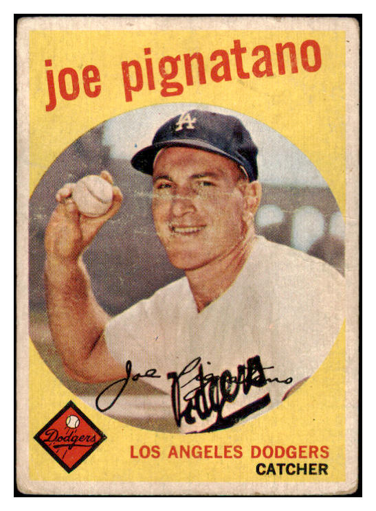 1959 Topps Venezuelan #016 Joe Pignatano Dodgers FR-GD 512890