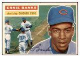 1956 Topps Baseball #015 Ernie Banks Cubs EX+/EX-MT White 512897