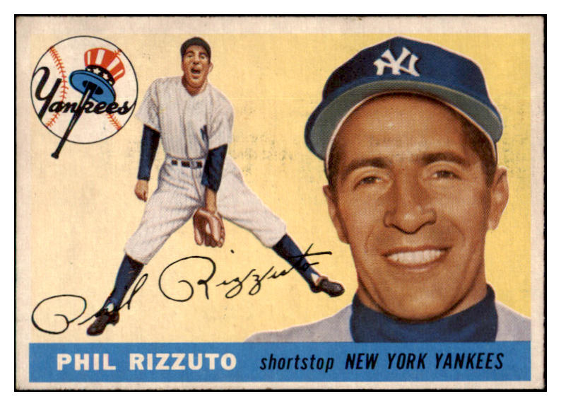 1955 Topps Baseball #189 Phil Rizzuto Yankees EX+/EX-MT 512898