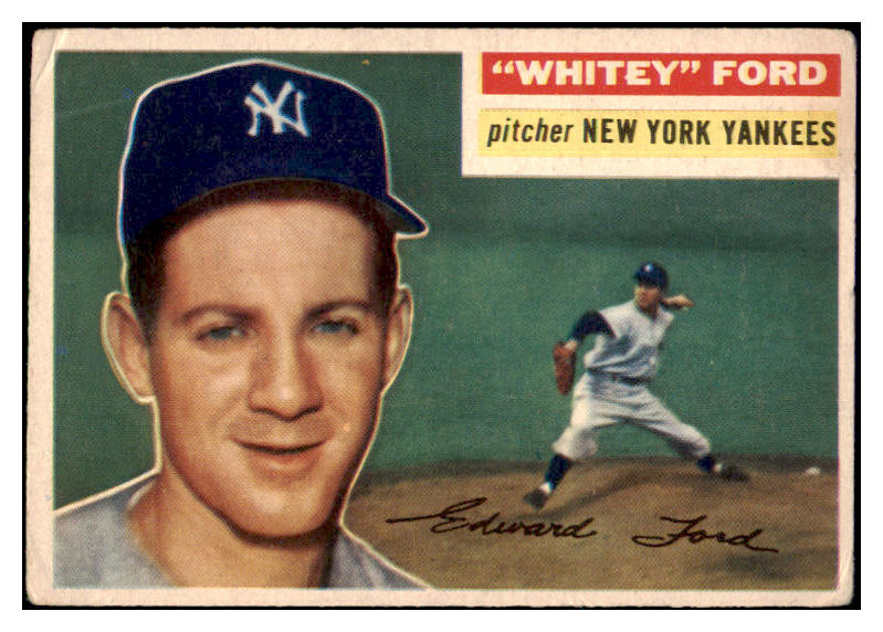 1956 Topps Baseball #240 Whitey Ford Yankees GD-VG 512908