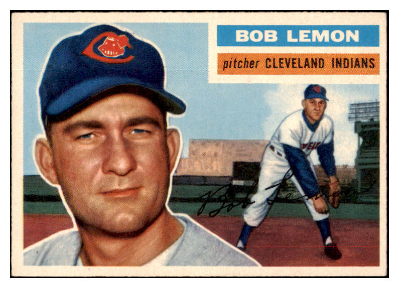 1956 Topps Baseball #255 Bob Lemon Indians EX-MT 512912