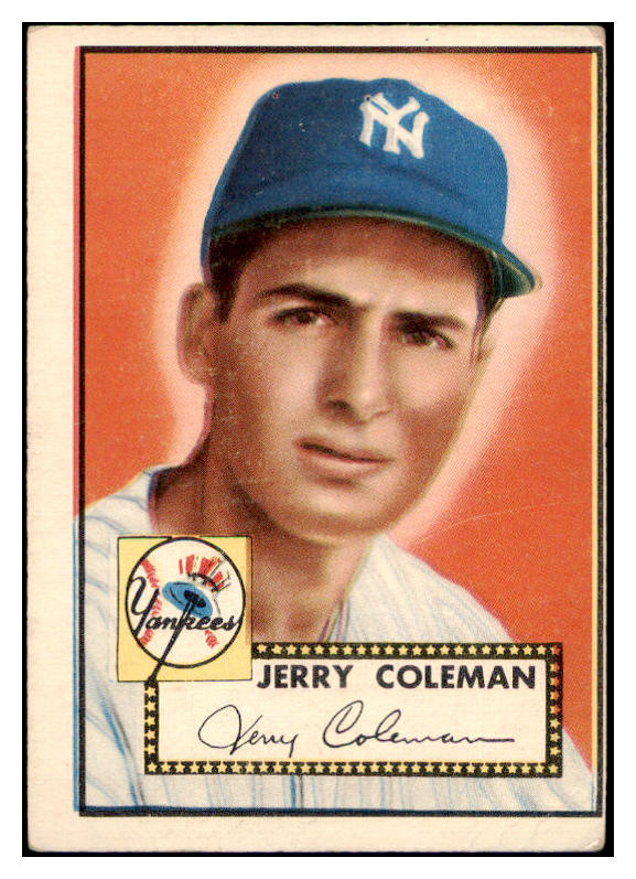 1952 Topps Baseball #237 Jerry Coleman Yankees GD-VG 512916