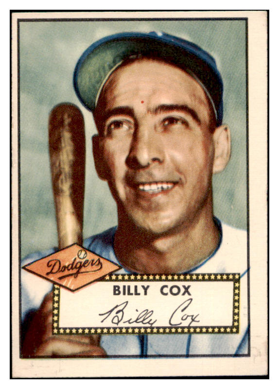 1952 Topps Baseball #232 Billy Cox Dodgers GD-VG 512918