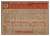 1952 Topps Baseball #122 Jackie Jensen Yankees GD-VG 512921