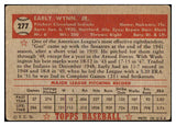 1952 Topps Baseball #277 Early Wynn Indians FR-GD 512925