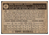 1952 Topps Baseball #065 Enos Slaughter Cardinals FR-GD Black 512926