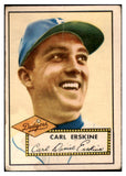 1952 Topps Baseball #250 Carl Erskine Dodgers FR-GD 512927