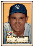 1952 Topps Baseball #067 Allie Reynolds Yankees Good Black 512929