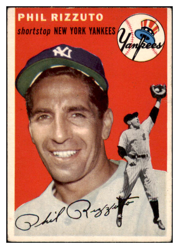 1954 Topps Baseball #017 Phil Rizzuto Yankees VG-EX 512938