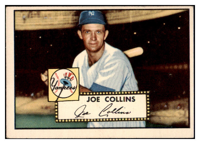 1952 Topps Baseball #202 Joe Collins Yankees EX 512955