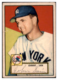 1952 Topps Baseball #049 Johnny Sain Yankees Good Red 512957