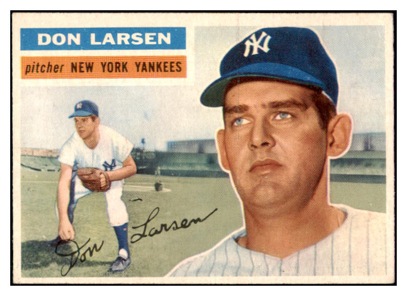 1956 Topps Baseball #332 Don Larsen Yankees VG-EX/EX 512962