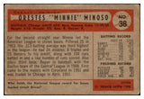 1954 Bowman Baseball #038 Minnie Minoso White Sox VG-EX 512992