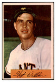 1954 Bowman Baseball #057 Hoyt Wilhelm Giants VG-EX 512996