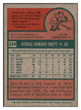 1975 Topps Mini Baseball #228 George Brett Royals VG-EX 513003