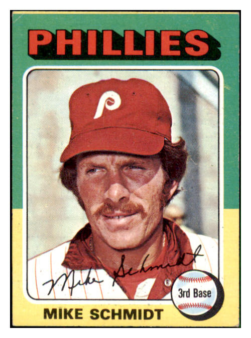 1975 Topps Mini Baseball #070 Mike Schmidt Phillies EX 513005