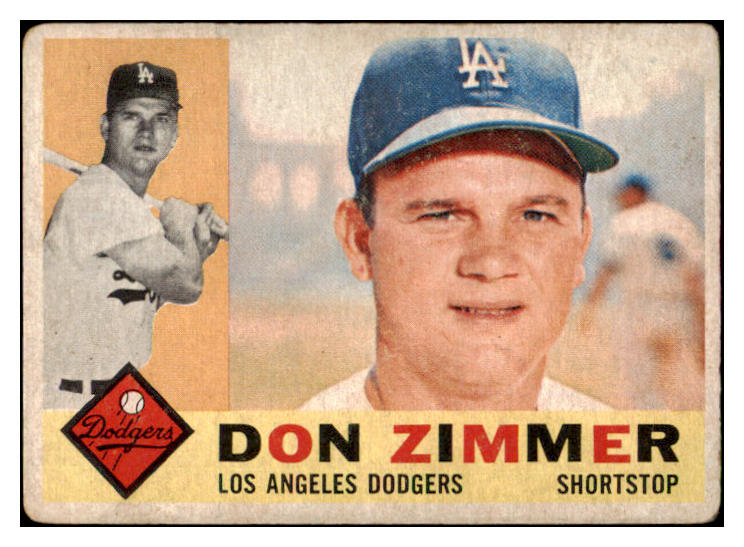 1960 Topps Venezuelan #047 Don Zimmer Dodgers GD-VG ink back 513061