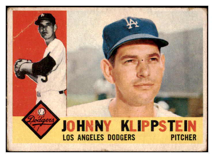 1960 Topps Venezuelan #191 Johnny Klippstein Dodgers GD-VG 513062