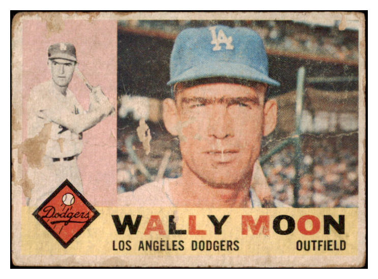 1960 Topps Venezuelan #005 Wally Moon Dodgers Poor 513069