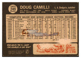 1964 Topps Venezuelan #249 Doug Camilli Dodgers Good residue 513089