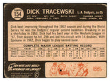 1964 Topps Venezuelan #154 Dick Tracewski Dodgers Good ink 513090