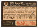 1964 Topps Venezuelan #231 Dick Calmus Dodgers GD-VG ink 513095