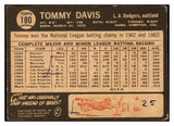 1964 Topps Venezuelan #180 Tommy Davis Dodgers GD-VG ink 513096