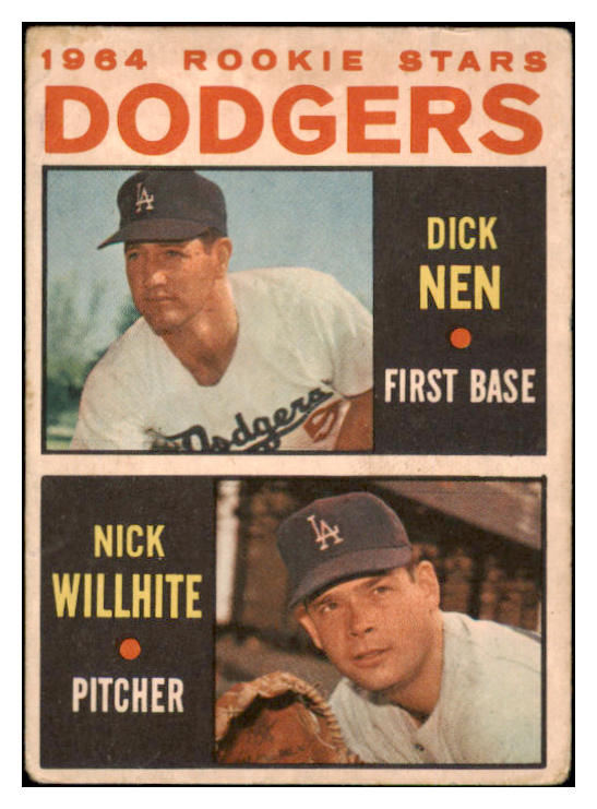 1964 Topps Venezuelan #014 Nick Willhite Dodgers VG 513098