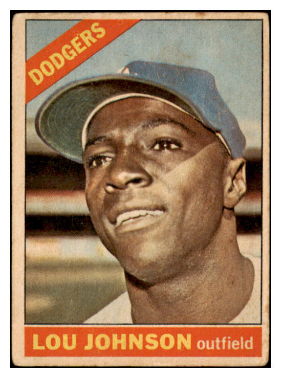 1966 Topps Venezuelan #013 Lou Johnson Dodgers VG 513104